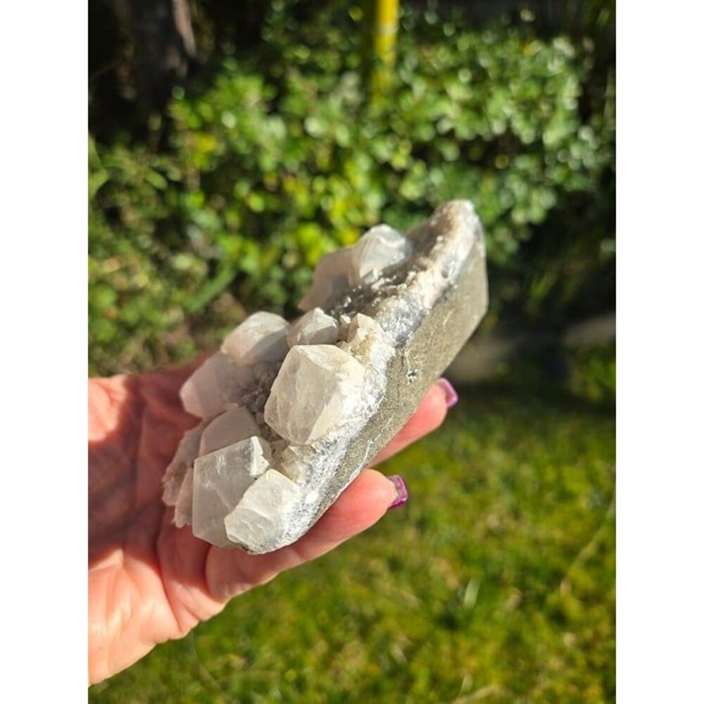 White Apophyllite Raw Crystal Cluster - Picture 5 of 8